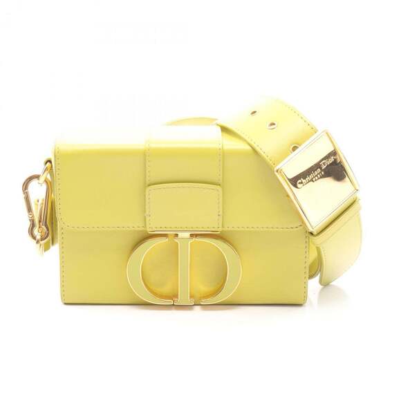Dior Handbags - CHRISTIAN DIOR Yellow Leather Shoulder Bag